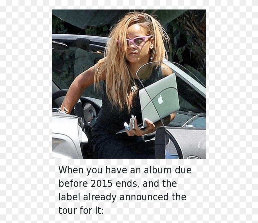501x668 Music Rihanna And Tfw Sex On Lunch Break Meme, Blonde, Woman, Girl HD PNG Download