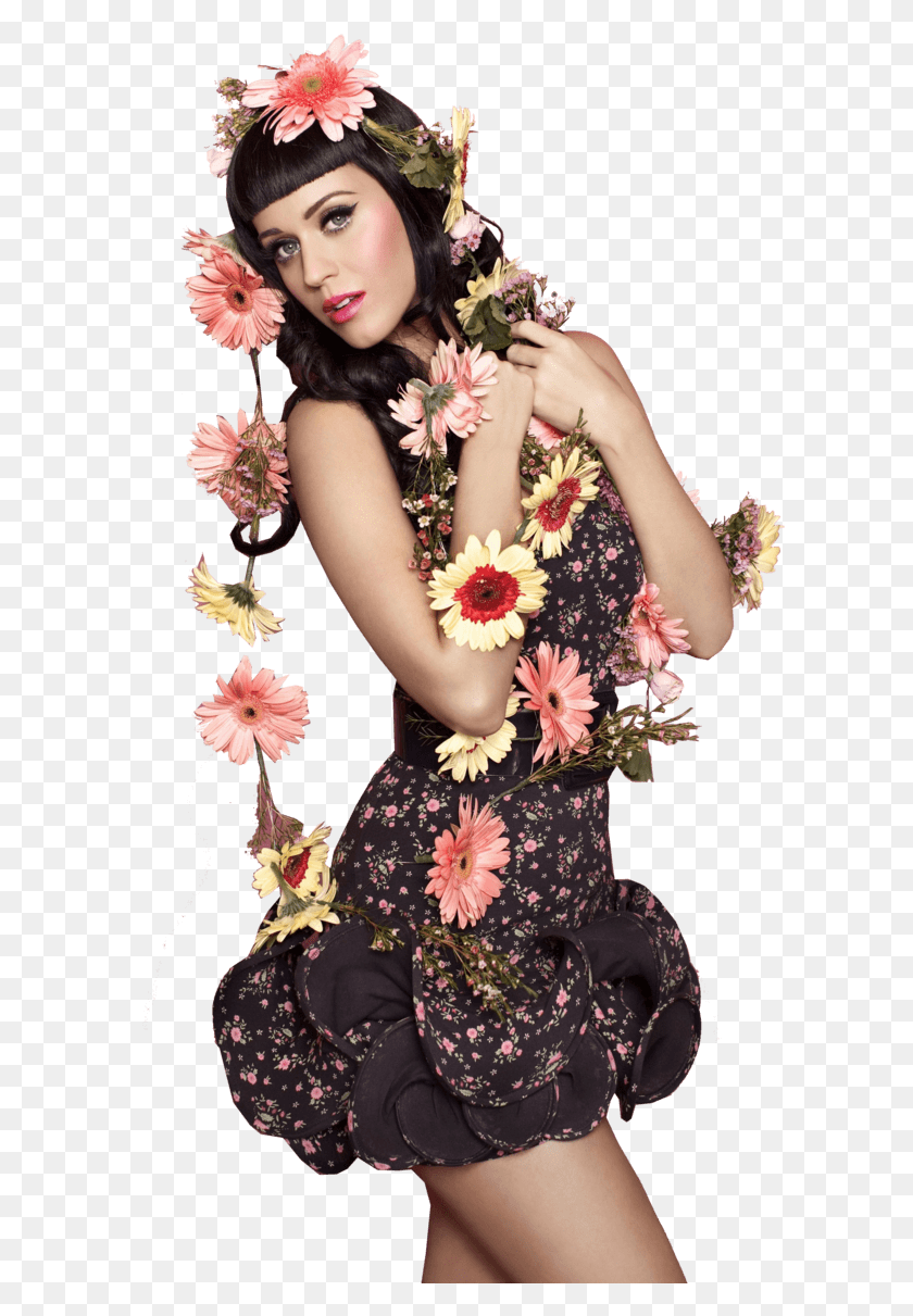 604x1151 Estrellas De La Música Katy Perry, Planta, Flor, Persona Hd Png