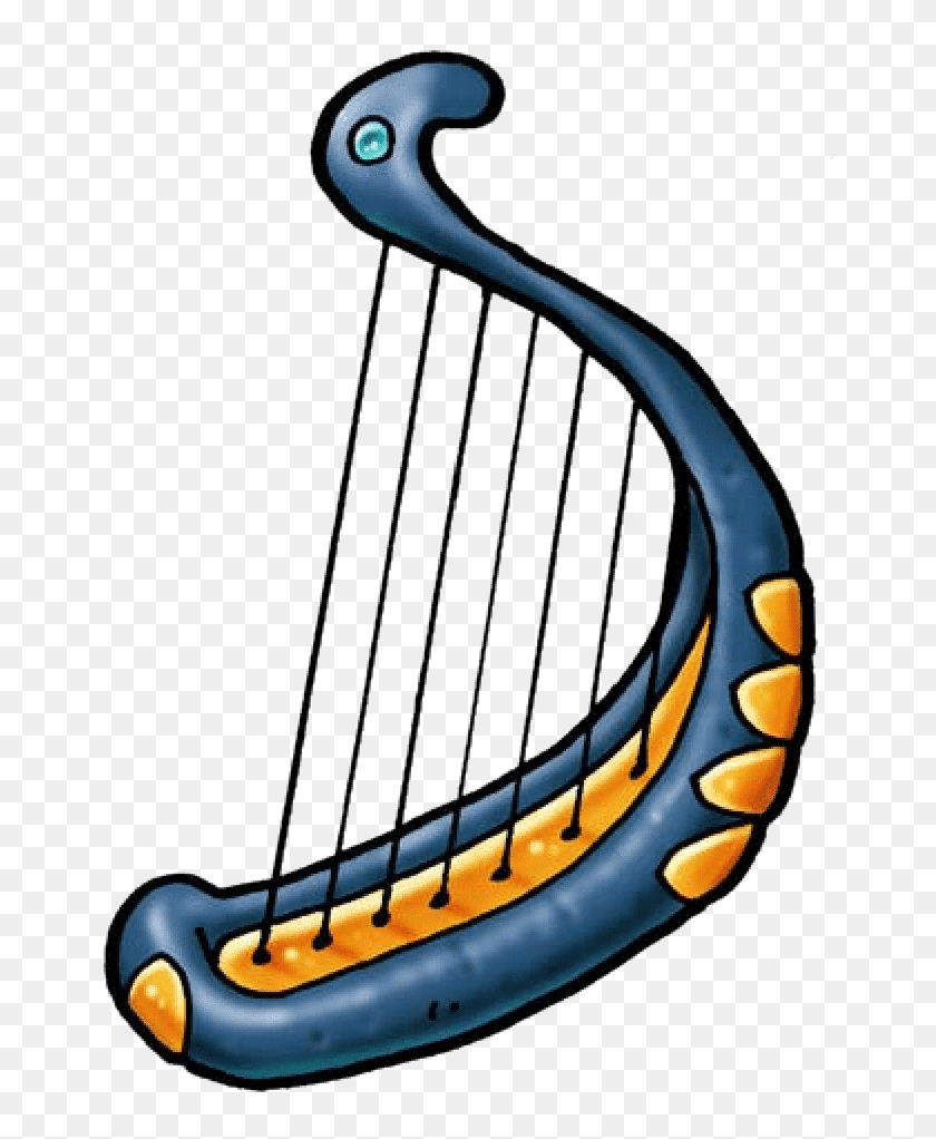 663x962 Musical Instruments In Bible Clipart Musical, Musical Instrument, Harp, Leisure Activities HD PNG Download