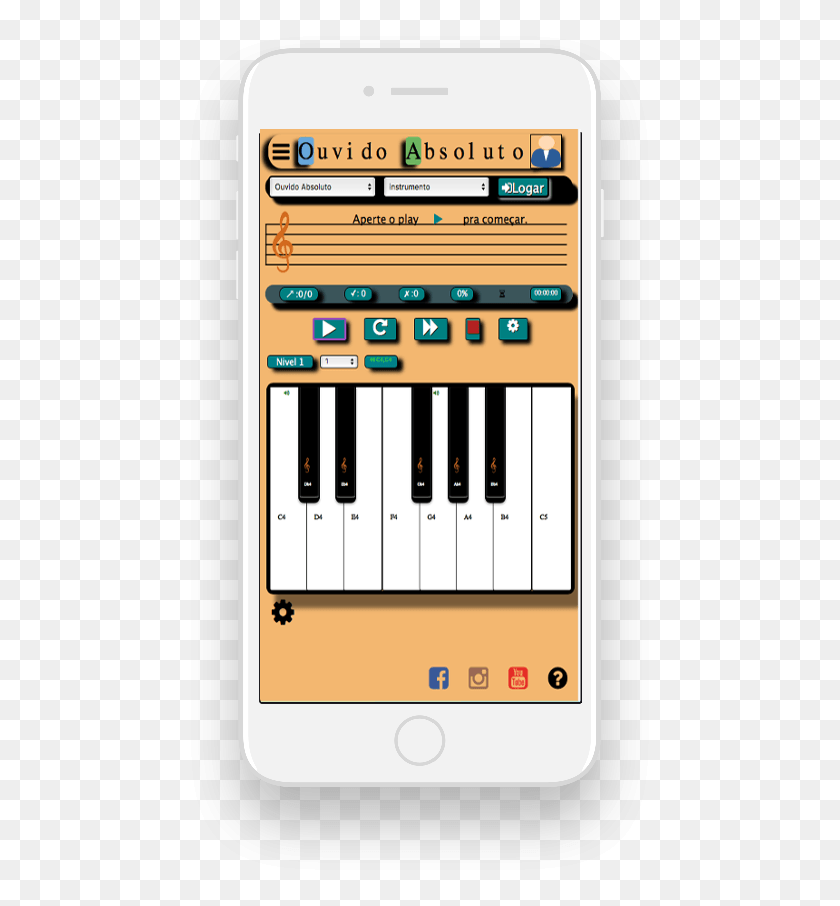 470x846 Descargar Png / Teclado Musical, Teléfono Móvil, Teléfono, Electrónica Hd Png