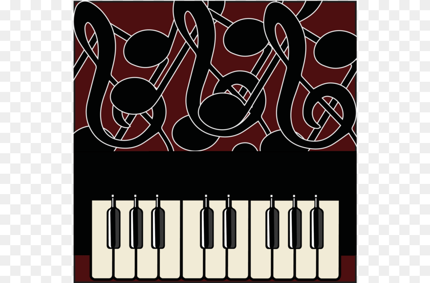 556x554 Musical Keyboard, Musical Instrument, Text Sticker PNG