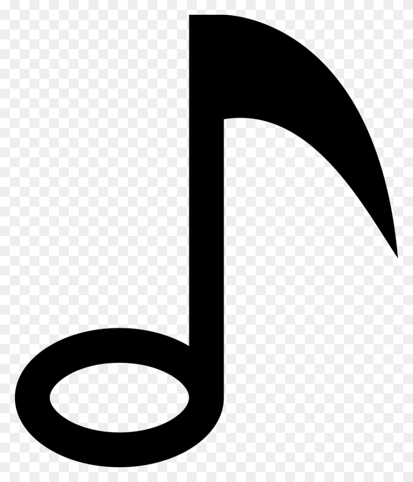 830x980 Musical Note Icon Nota Musical Do Simbolo, Text, Number, Symbol HD PNG Download