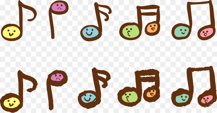 1920x1000 Musical Notes Clipart, Number, Symbol, Text, Face Transparent PNG