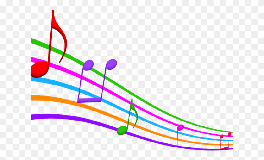 641x451 Musical Notes Clipart Colorful Music Music Notes Background Transparent, Light, Graphics HD PNG Download