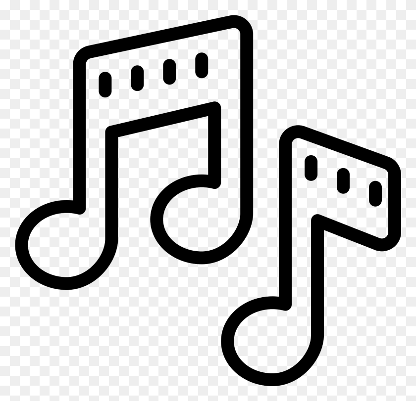 1501x1447 Musical Notes Icon, Gray, World Of Warcraft HD PNG Download