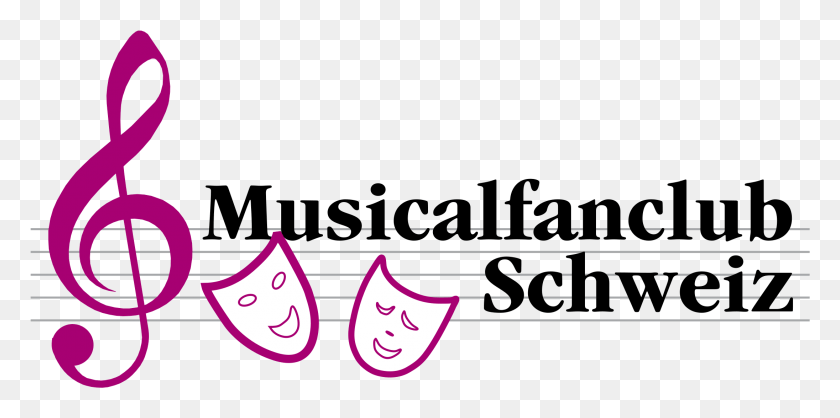 2191x1007 Musicalfanclub Schweiz Logo Transparent Calligraphy, Leisure Activities, Label, Text HD PNG Download