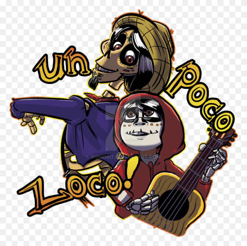 875x872 Коко Коко Фанарт Un Poco Loco, Гитара, Досуг, Музыкальный Инструмент Png Скачать