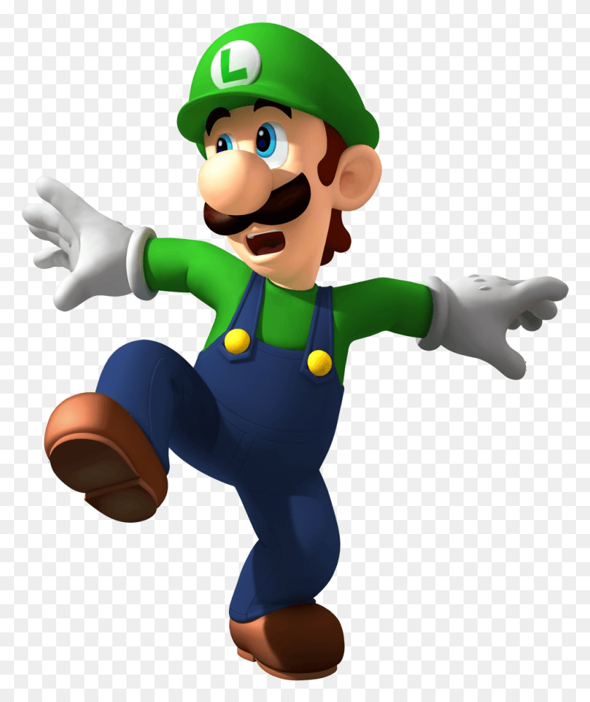 983x1184 Mustache Clipart Luigi Luigi Mario Party Ds, Super Mario, Person, Human HD PNG Download
