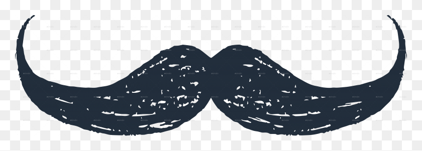 5000x1551 Mustache Drawing Art Illustration, Nature, Outdoors, Outer Space HD PNG Download