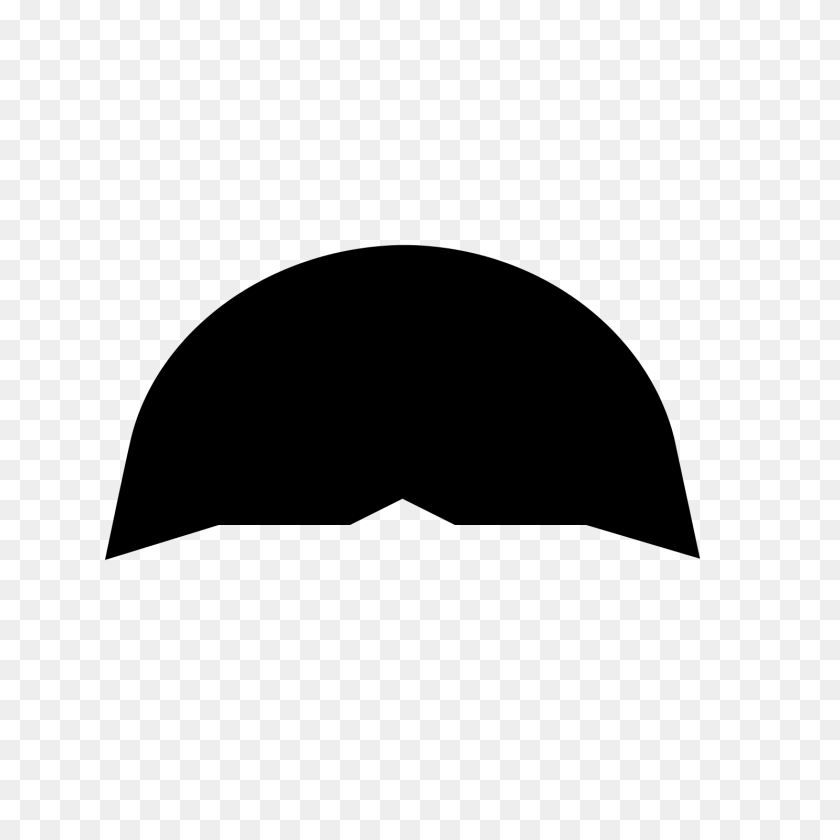 Mustache Group With Items, Gray PNG