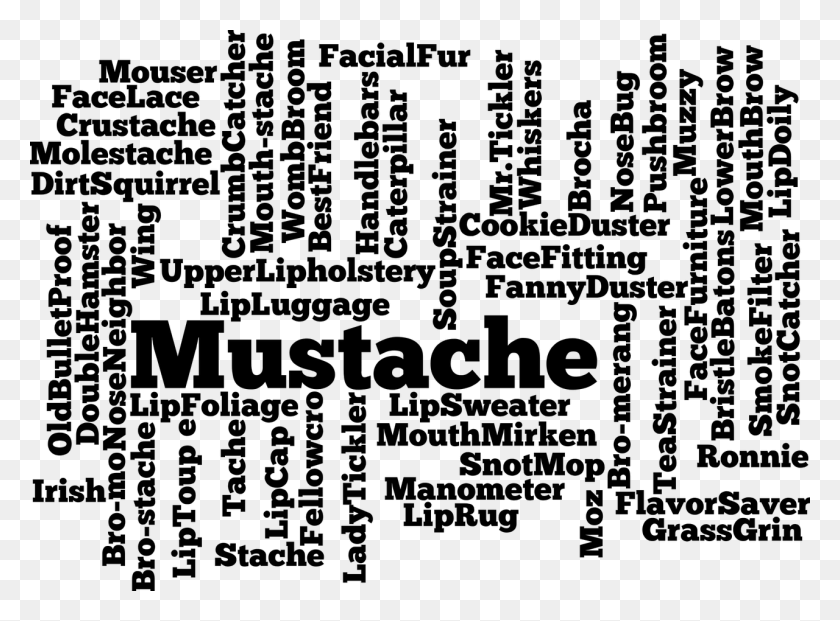 1280x922 Mustache Silhouette Facial Slang For Mustache, Gray, World Of Warcraft HD PNG Download