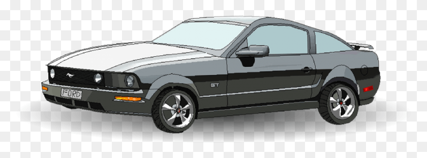 1053x341 Mustang Gt With Transparency Mustang, Sedan, Car, Vehicle HD PNG Download