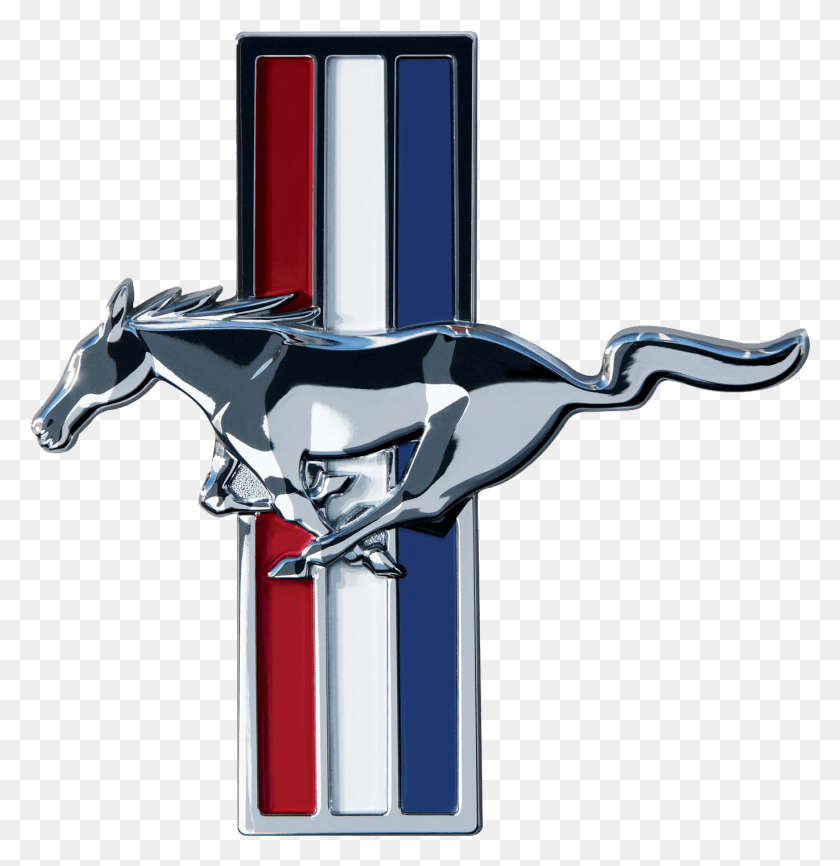 1371x1417 Mustang Logo Old Transparent Images Vector Clipart Ford Mustang Logo, Symbol, Trademark, Emblem HD PNG Download