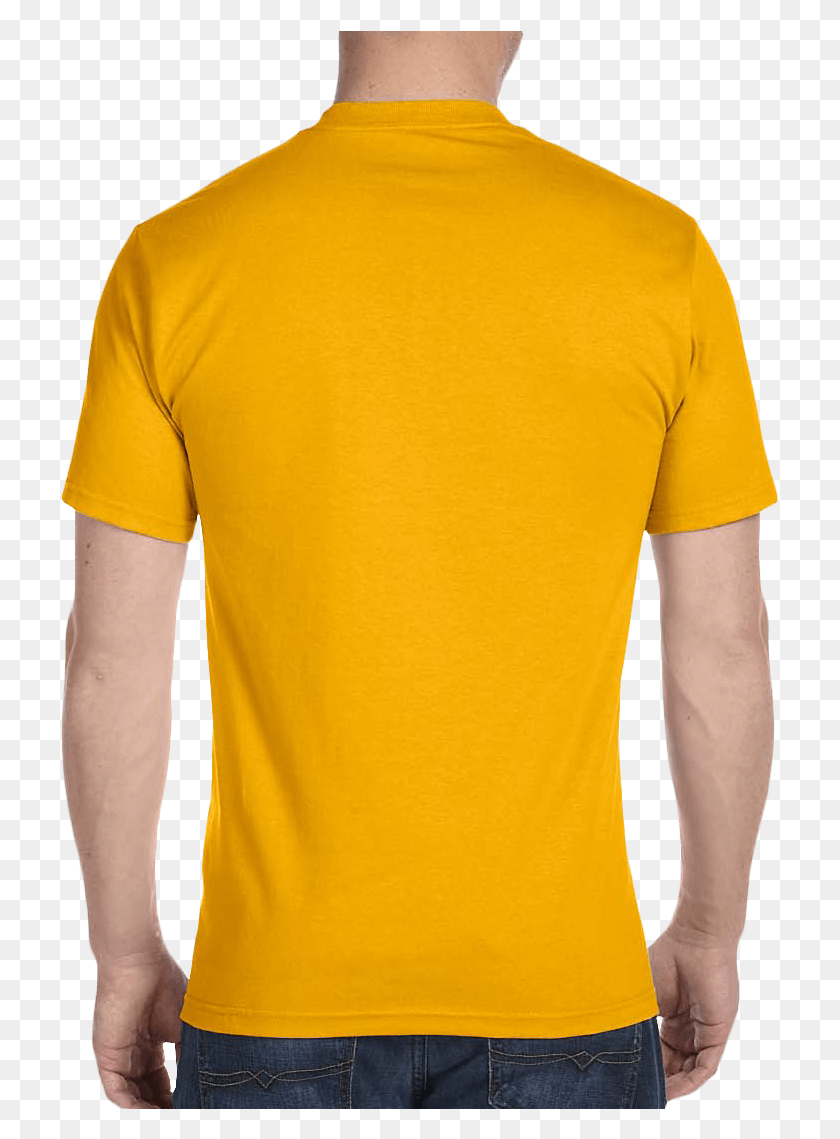 719x1079 Mustard Yellow T Shirt Template, Clothing, Apparel, Sleeve HD PNG Download