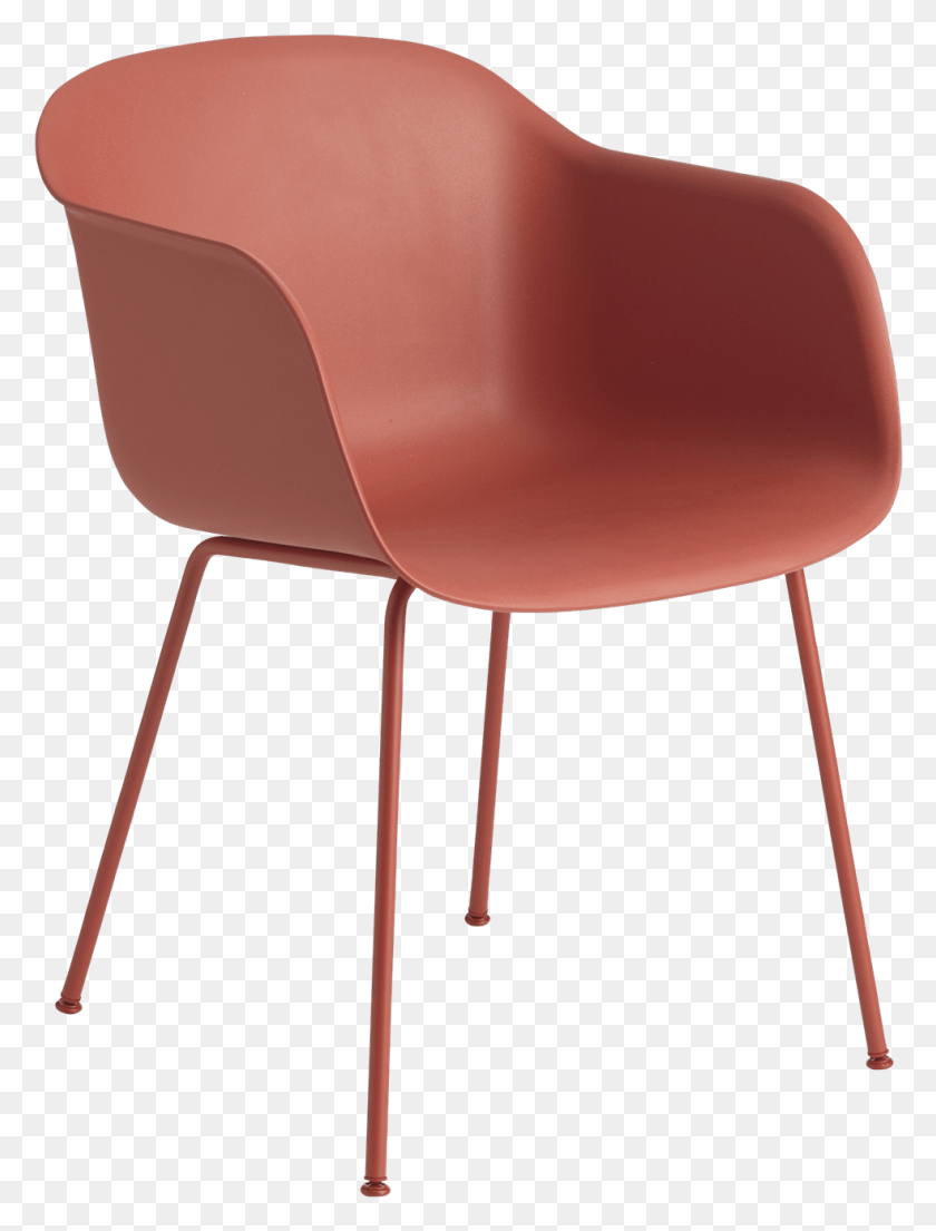983x1318 Muuto Chaise Fiber Muuto Fiber Armchair Red, Chair, Furniture HD PNG Download