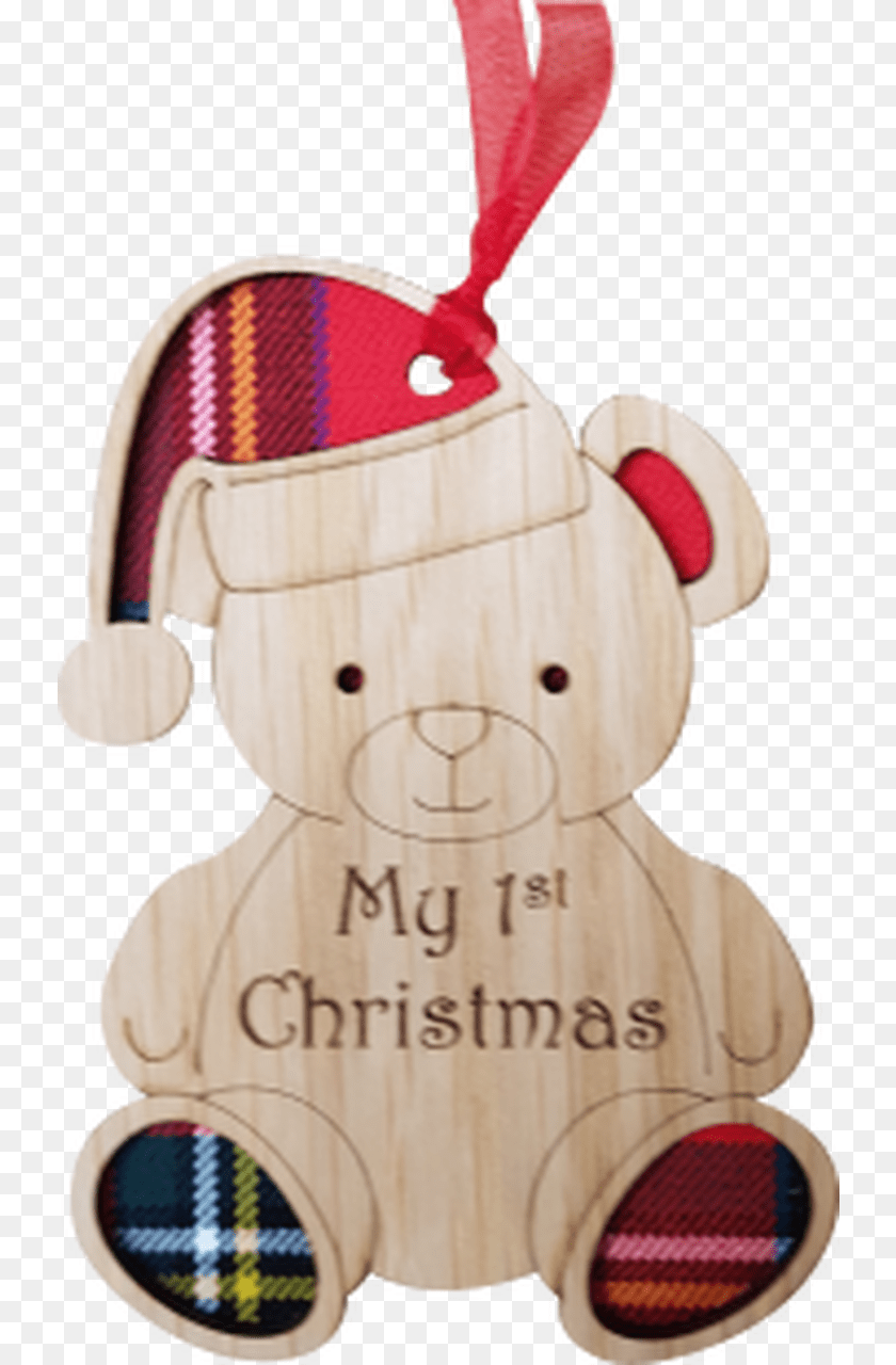 733x1280 My 1st Christmas Teddy Bear, Accessories, Plush, Toy Sticker PNG