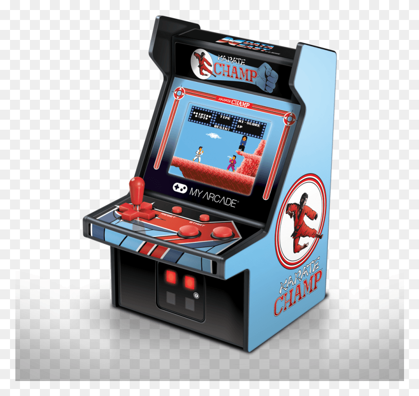 1001x942 My Arcade Karate Champ Micro Player Arcade Cabinet Karate Champ Mini Arcade, Arcade Game Machine HD PNG Download