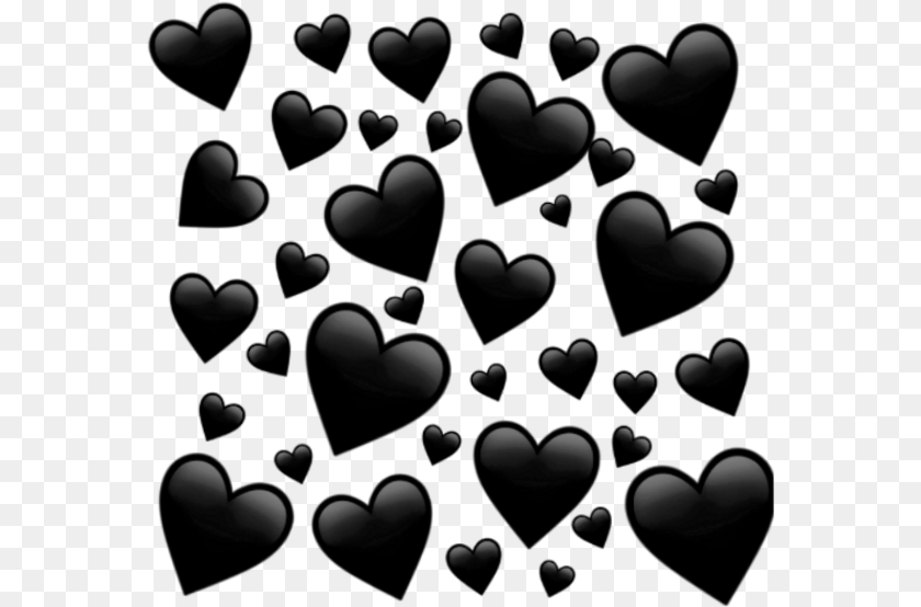 574x554 My Black Hearts Edit Purple Heart Emoji Background Transparent PNG
