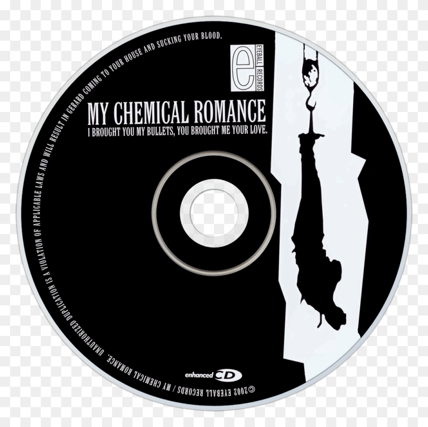 1000x1000 My Chemical Romance I Brought You My Bullets You Brought Brought You My Bullets You Brought Me Your Love Disc, Disk, Dvd, Person HD PNG Download