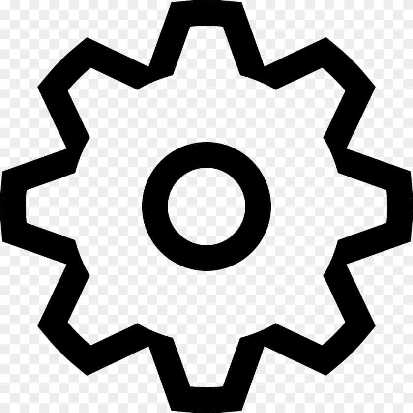 980x980 My Cog Icon Download, Machine, Gear, First Aid Sticker PNG