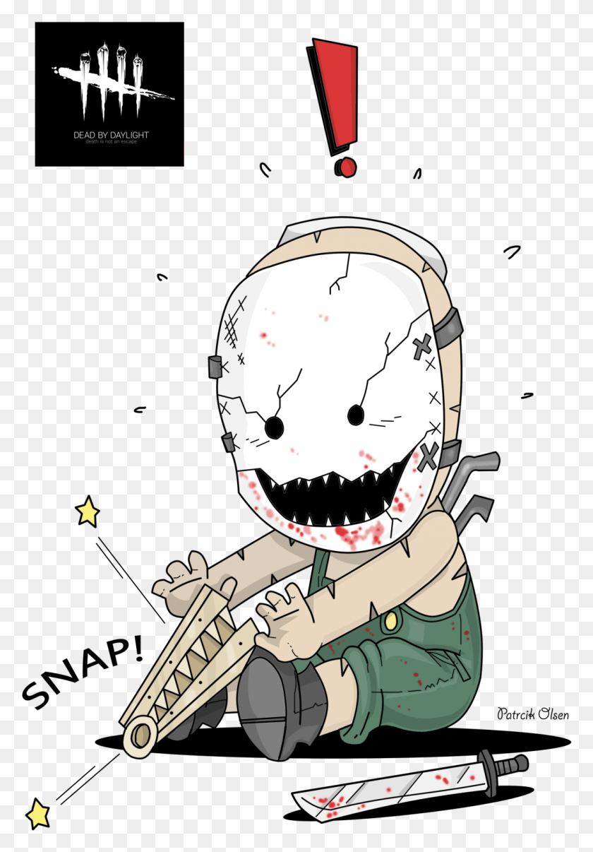 1091x1603 My Colored Art Of Dead By Daylights39 Chibi Trapper Trapper Dead By Daylight, Leisure Activities, Helmet HD PNG Download