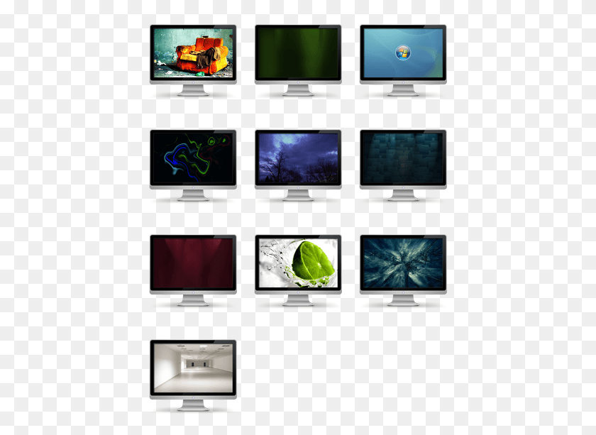 425x553 My Computer Icon Pack By Jm Led Backlit Lcd Display, Monitor, Screen, Electronics HD PNG Download