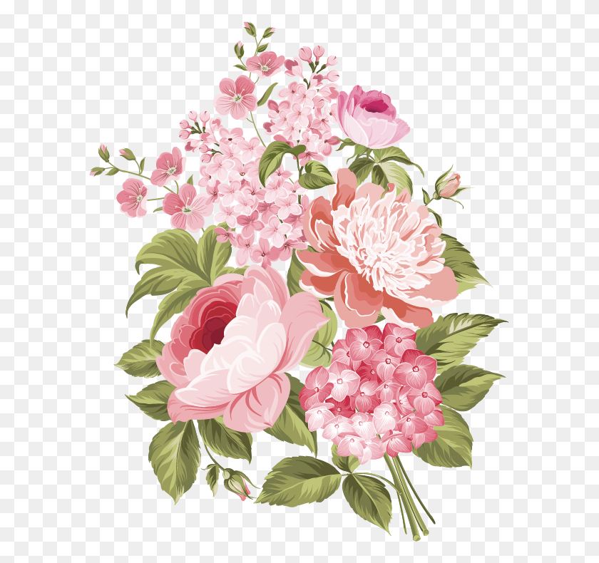 589x730 My Designroses Flower Art Decoupage Art Flower Backgrounds Design, Plant, Graphics HD PNG Download