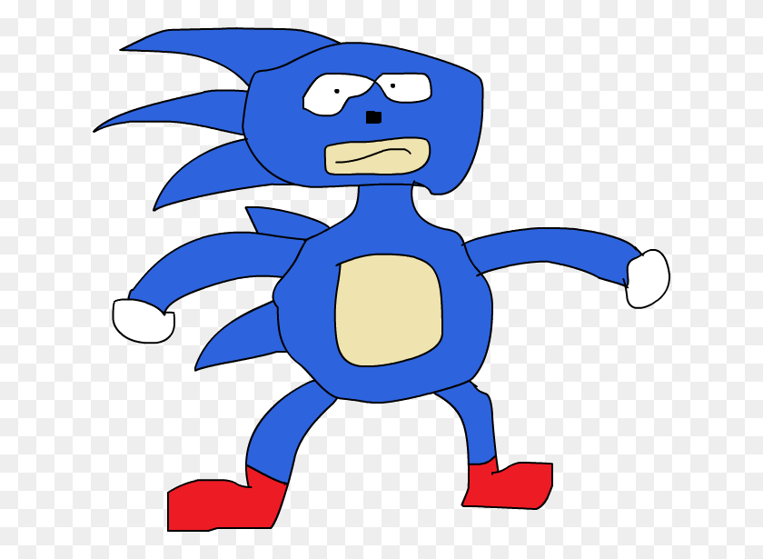 636x555 My English Is Not Very Good But Sonic Is A Sanic Transparent, Outdoors, Nature, Sea HD PNG Download