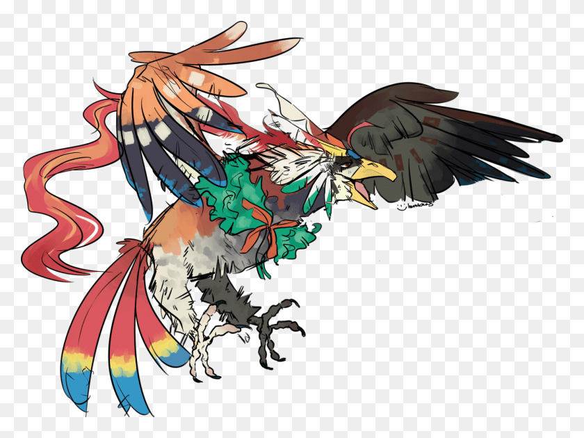 1280x936 My Entry For Your Pokemon Fusion Contest It39s Decidueye Mega, Dragon, Horse, Mammal HD PNG Download
