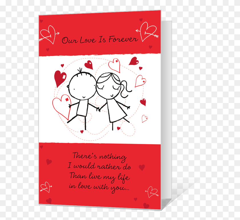 579x709 My Forever Love Printable Valentines Day Card Printable, Text, Poster, Advertisement HD PNG Download