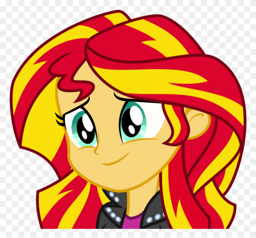 798x738 My Friends By Decprincess D7wysqy Mlp Eg Sunset Shimmer Sad, Graphics, Helmet HD PNG Download