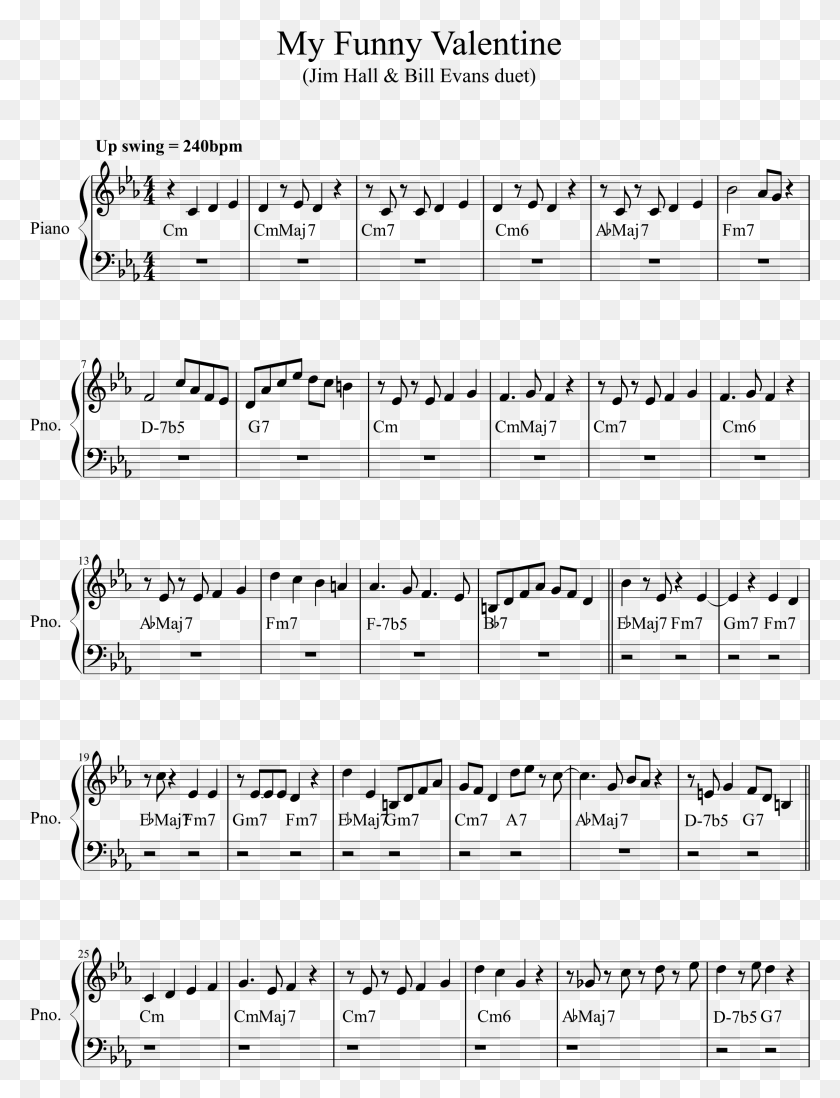2241x2984 My Funny Valentine Wonderful World Cello Sheet Music, Gray, World Of Warcraft HD PNG Download