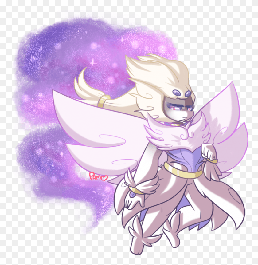 790x813 My Half Of An Art Trade With Karmalizedpixie Cartoon, Angel, Archangel HD PNG Download