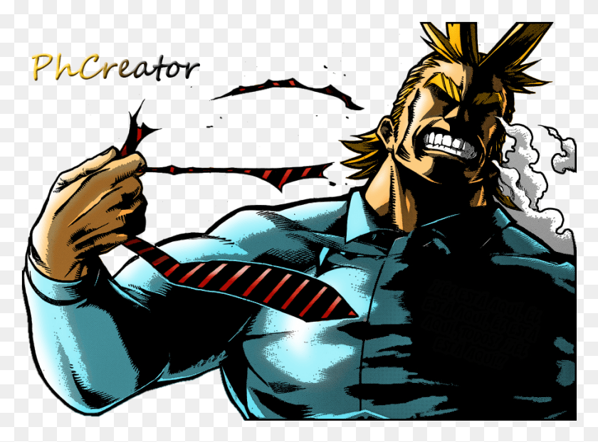898x646 My Hero Academia Posters All Might, Comics, Book, Manga HD PNG Download