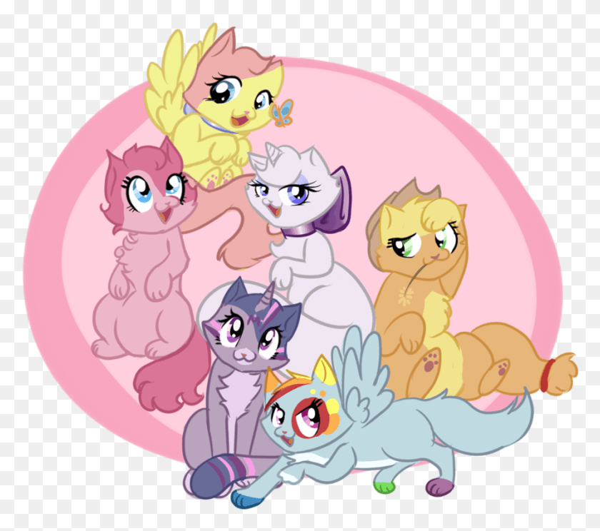 894x785 My Little Kittens 1 My Little Pony Friendship, Graphics, Pet HD PNG Download