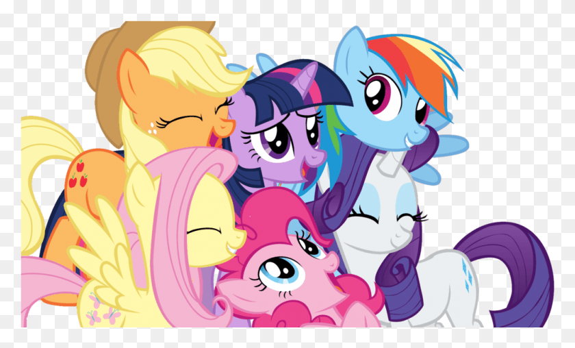 999x575 Descargar Png My Little Pony Anime My Little Pony Con Amigos, Gráficos, Comics Hd Png