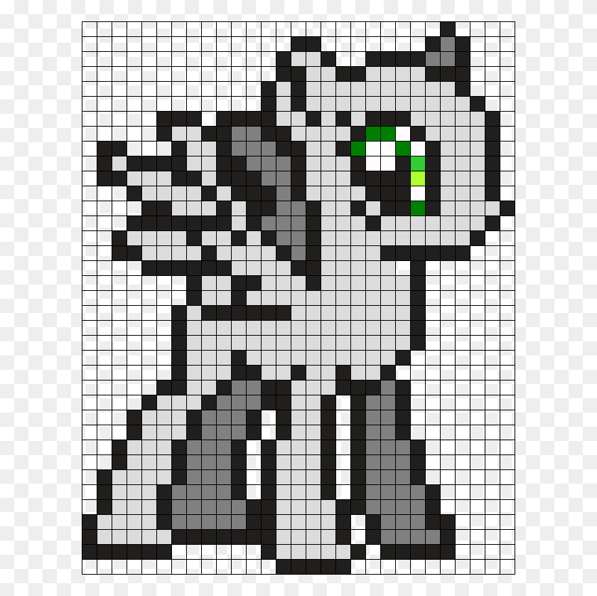 610x778 My Little Pony Base Perler Bead Pattern Bead Sprite Mlp Perler Base, Game, Crossword Puzzle, Chess HD PNG Download
