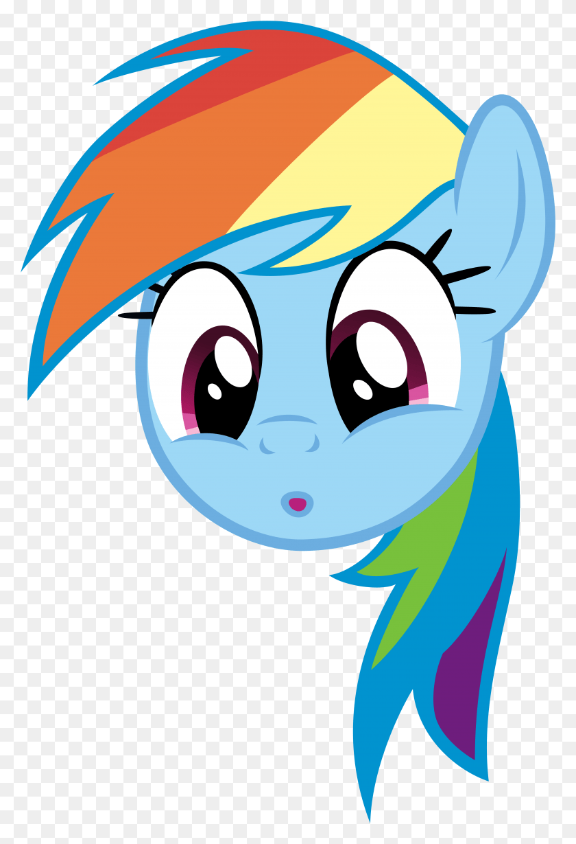 4758x7135 My Little Pony Clipart Face Mlp Rainbow Dash And Daring Do, Graphics, Glasses HD PNG Download