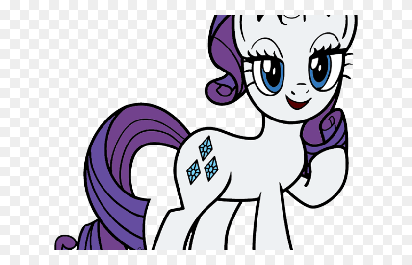 621x481 My Little Pony Clipart Littl My Little Pony Gray Rarity, Doodle HD PNG Download