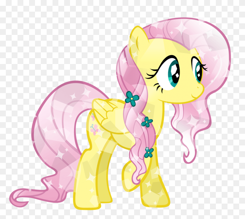 1261x1121 My Little Pony Crystal Fluttershy, Graphics, Purple HD PNG Download
