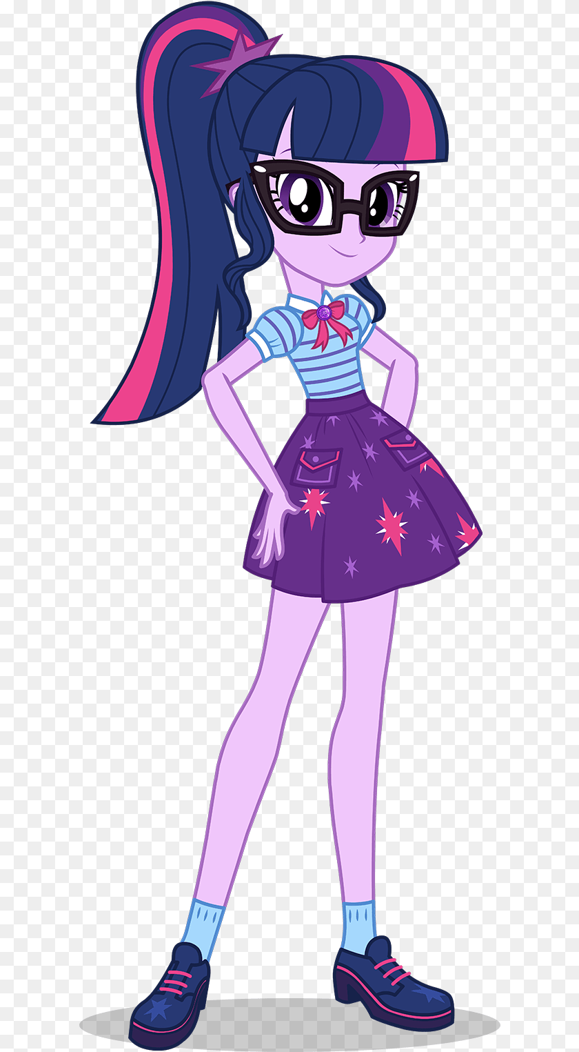 612x1525 My Little Pony Equestria Girls, Book, Publication, Comics, Girl Sticker PNG