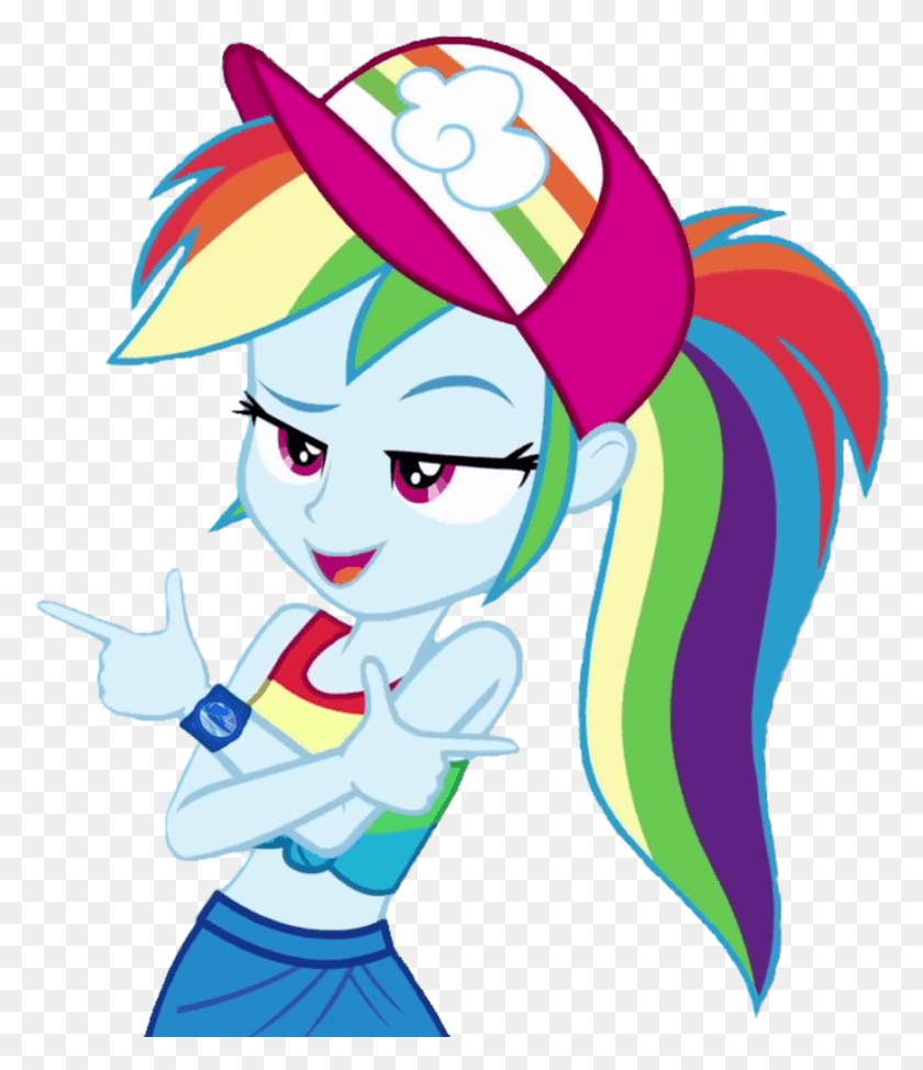 871x1020 Descargar Png My Little Pony Equestria Girls Spring Breakdown Rainbow, Graphics, Persona Hd Png