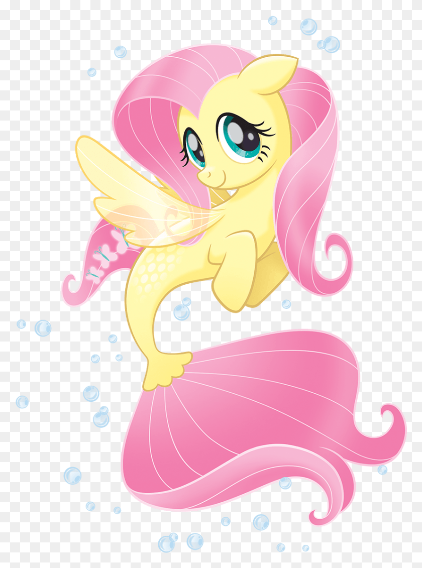 826x1135 My Little Pony Fluttershy The Movie, Graphics, Floral Design HD PNG Download