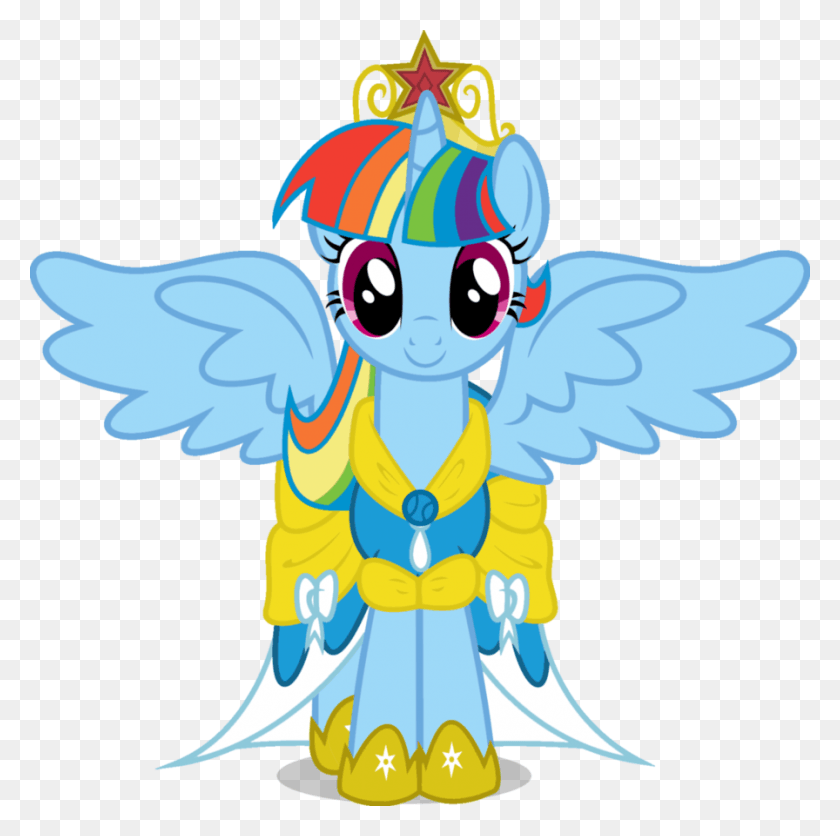 896x892 My Little Pony: La Magia De La Amistad Es Mágica, Rainbow Dash, Alicorn Mlp Princess Twilight Sparkle, Vestido De Coronación, Juguete, Patrón, Hd Png Download