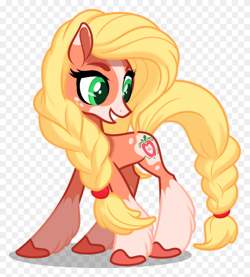 846x944 My Little Pony Generation 5 Applejack, Toy, Flame, Fire HD PNG Download