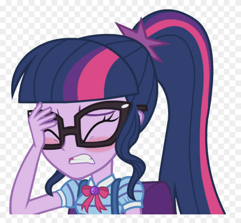 918x845 My Little Pony Girls With Glasses Drawing, Graphics, Helmet HD PNG Download