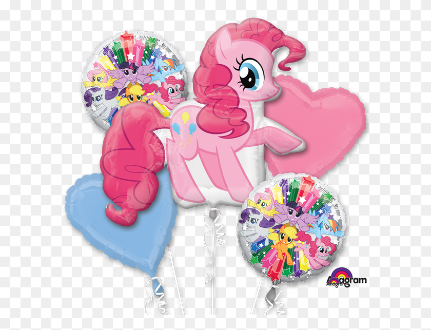 600x583 Descargar Png / My Little Pony Party Png
