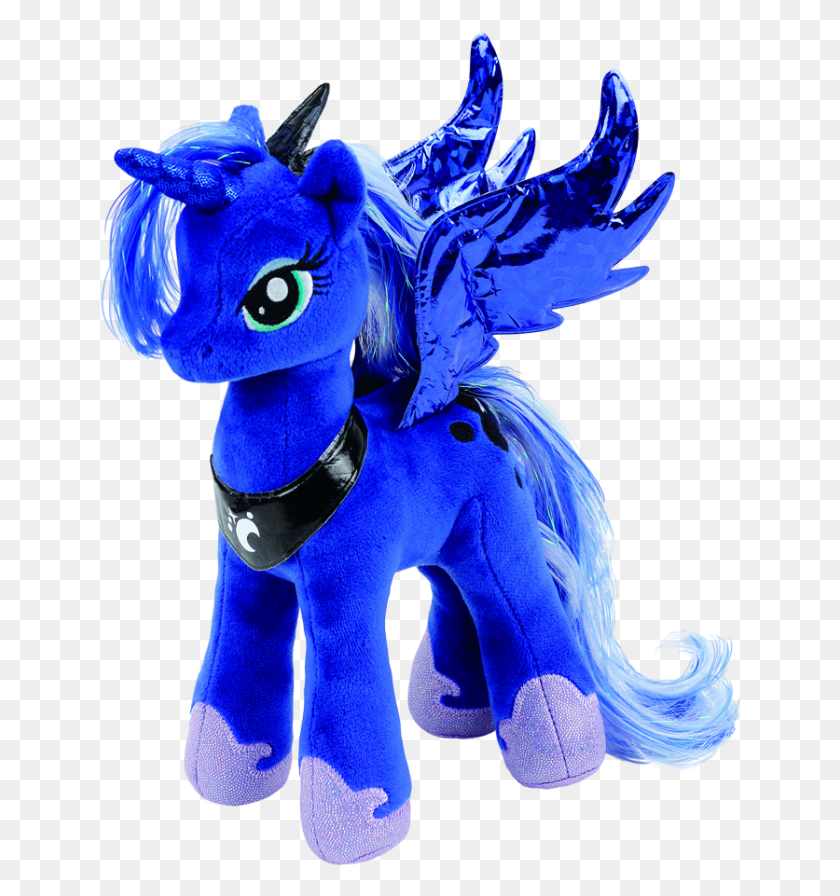 642x836 Mi Pequeño Pony Princesa Luna Beanie Bebés Mi Pequeño Pony Luna De Peluche, Juguete, Figurilla, Mascota Hd Png