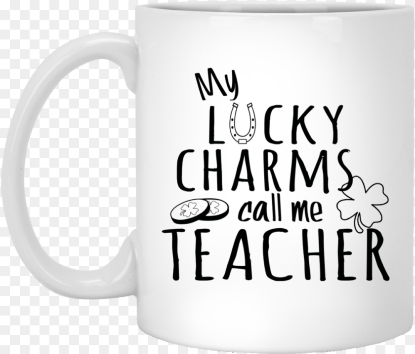 1008x862 My Lucky Charms Call Me Teacher Mug Mug, Cup, Beverage, Coffee, Coffee Cup Clipart PNG