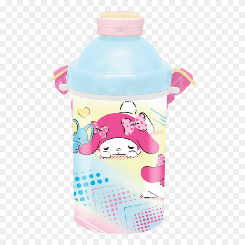 951x951 Descargar Png My Melody 3D Bottle 500 Ml Water Bottle, Shaker, Muñeco De Nieve, Invierno Hd Png